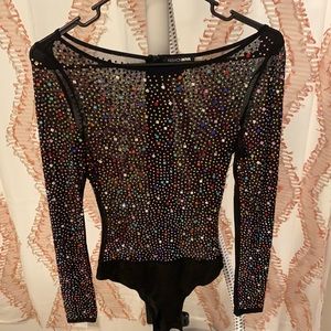 Fashion Nova Sequin Body Suit